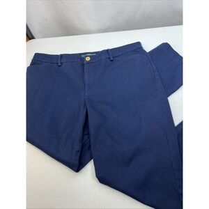 Lauren Ralph Lauren Blue Preppy Chino Pants Business Size 12